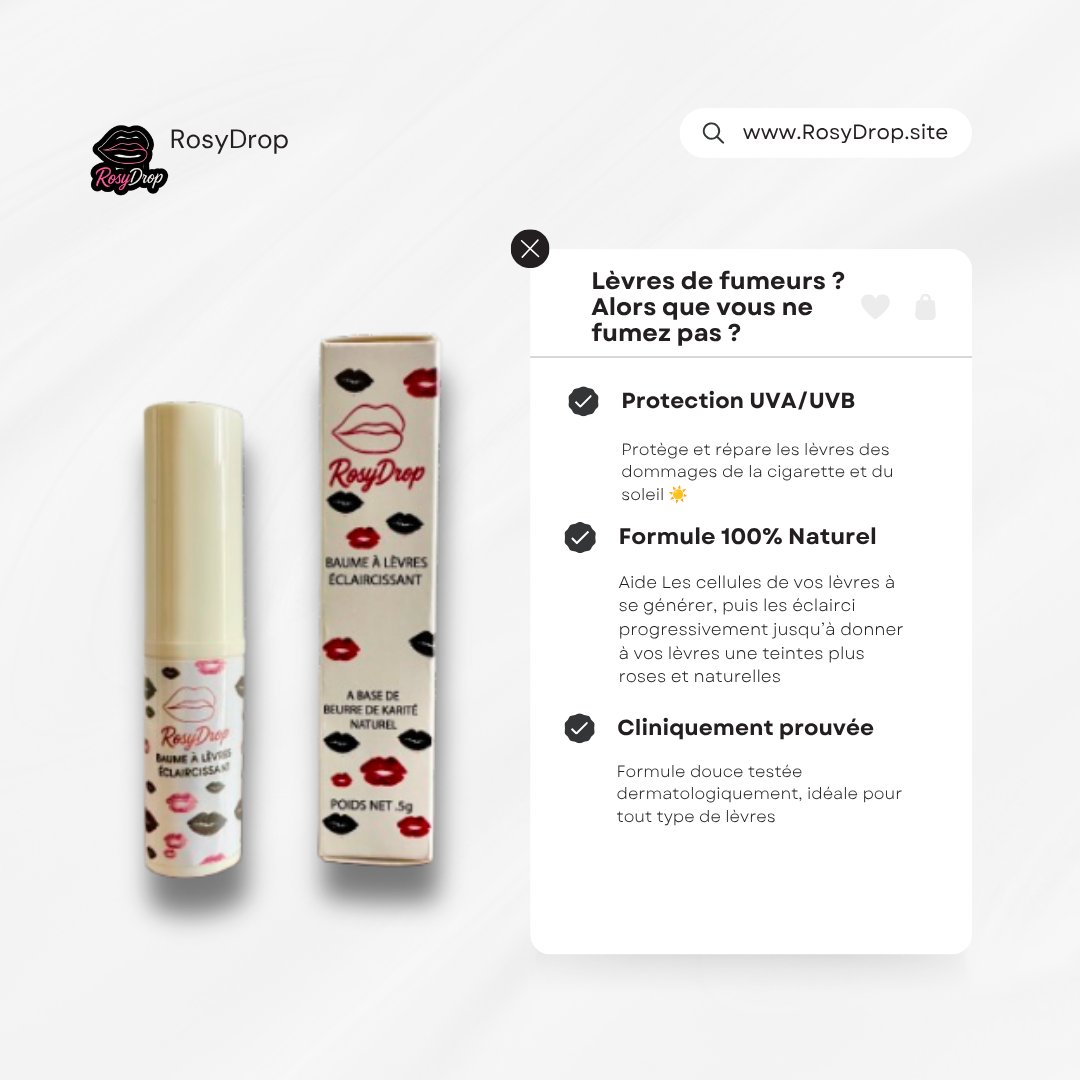 RosyDrop - Baume Réparateur & Éclaircissant
